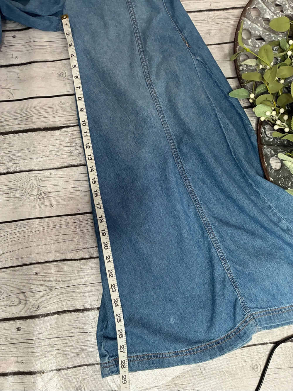 FREE PEOPLE /We the Free Juniper Wide Leg Jeans - Picture 14 of 16